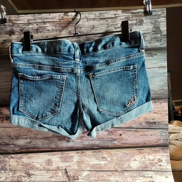 Express Blue Jean Shorts for Women - Picture 2 of 11